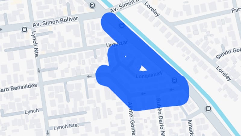 Esta zona se verá afectada por corte de luz programado. Créditos: Enel.
