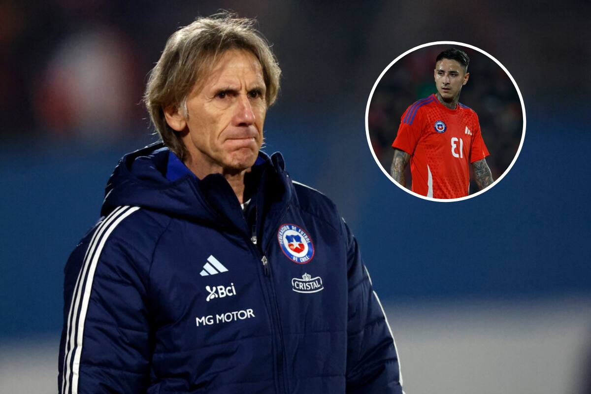 El gran susto que vivió Ricardo Gareca ante la retención por más del tiempo presupuestado de Erick Pulgar en Estados Unidos. Foto: Aton.