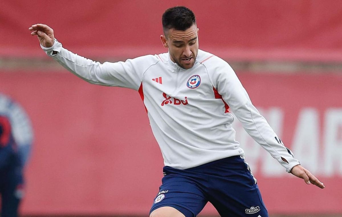 Matías Zaldivia debutó en La Roja ante Cuba. Foto: Prensa La Roja.