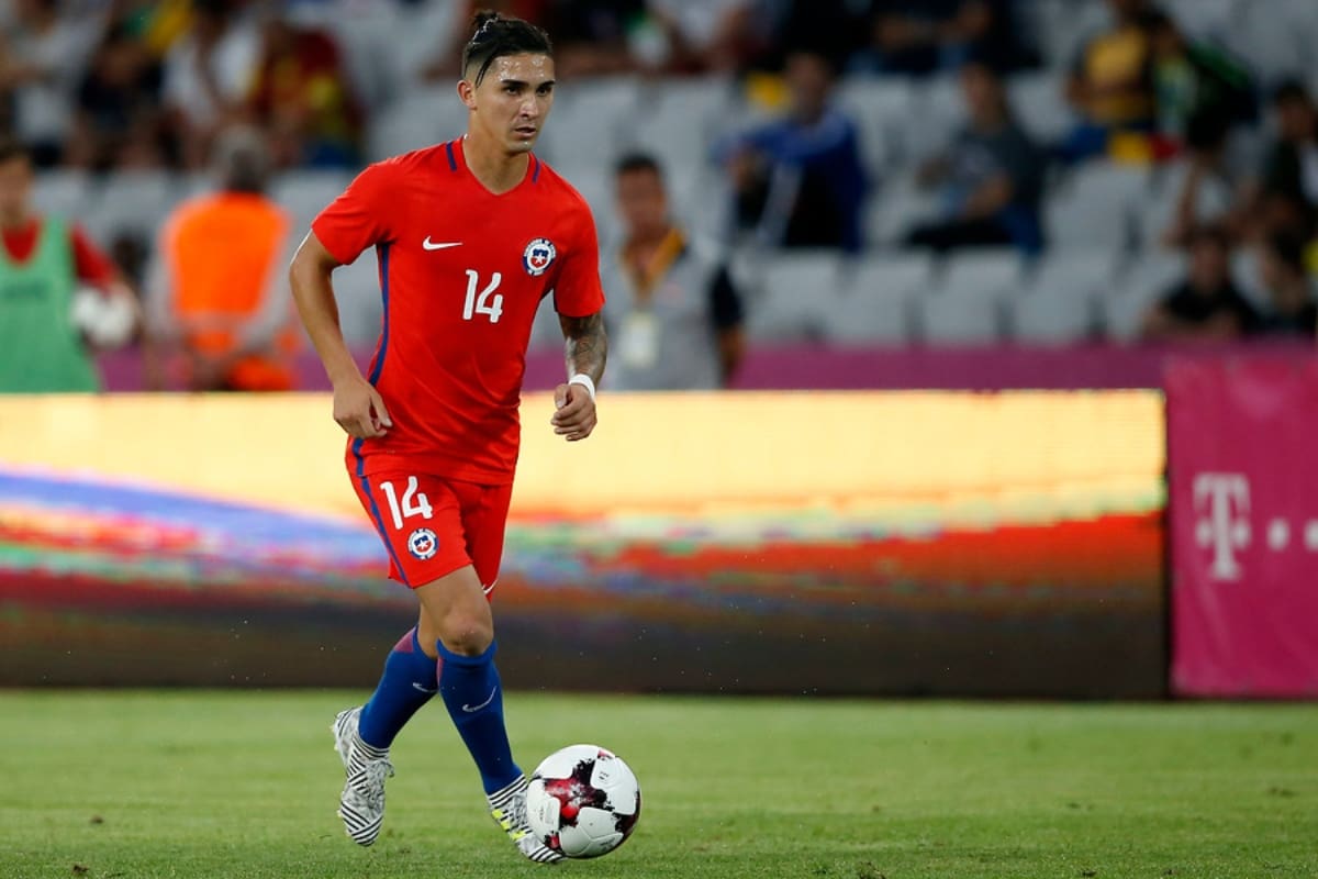 Felipe Gutiérrez jugó 35 partidos y fue campeón de América con la camiseta de la Selección Chilena. Foto @laroja.