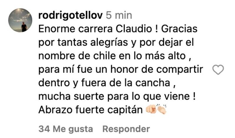 Excompañeros en la Selección Chilena reaccionan al retiro de Claudio Bravo.