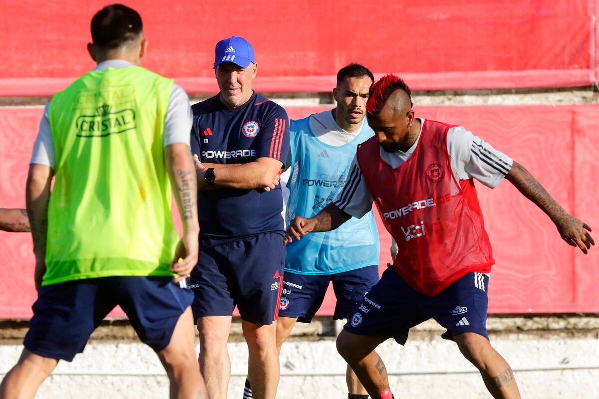 La Roja se prepara para enfrentar a Paraguay. Crédito: Agencia Aton.
