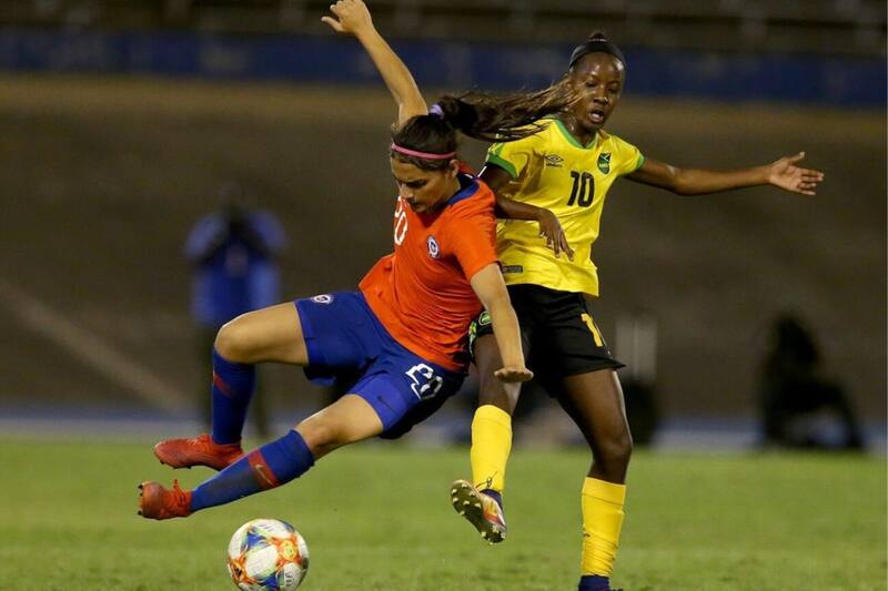 Jamaica y Chile jugaron dos amistosos en la isla del Caribe en 2019.