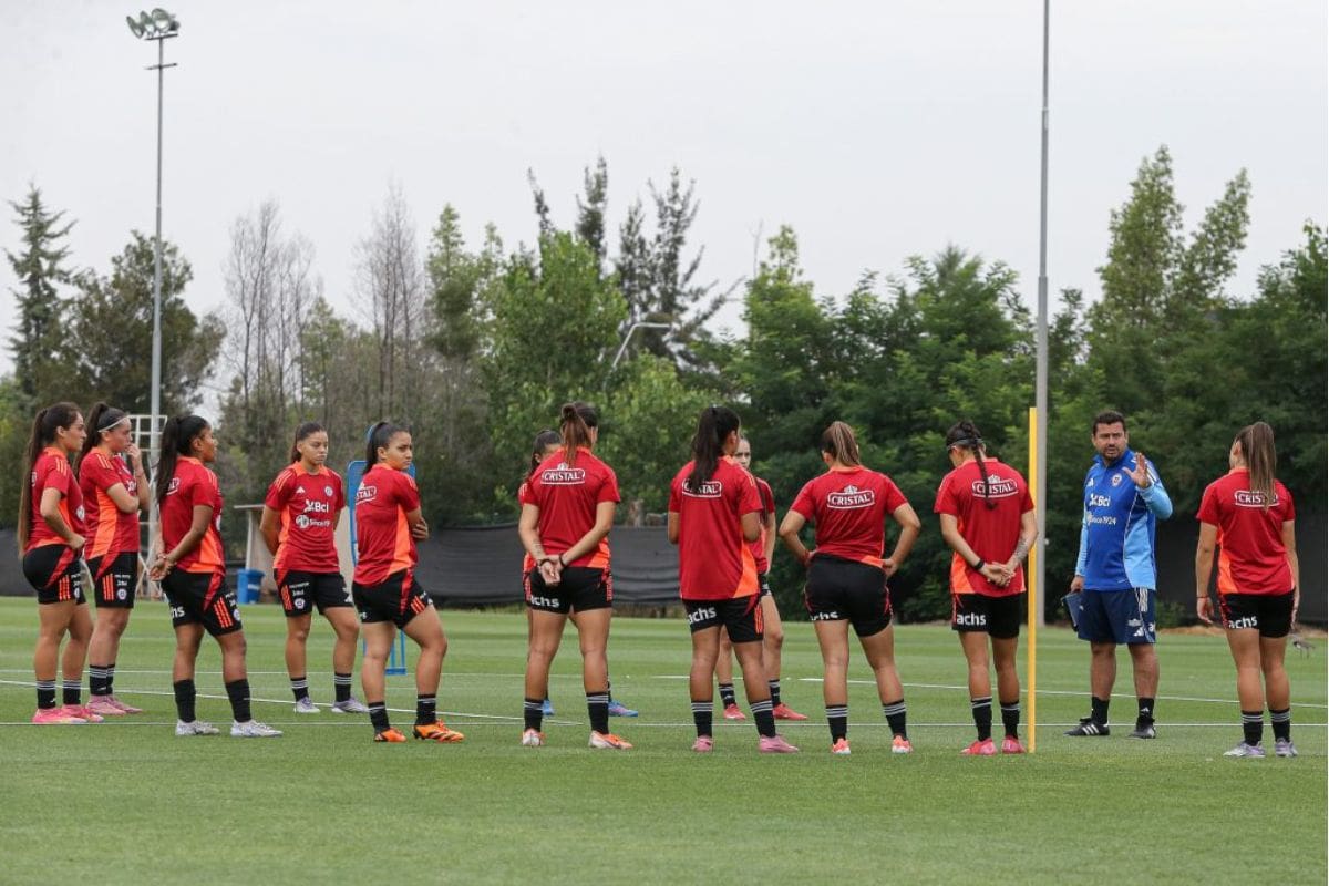 Chile comienza este hoy a las 18:00 su participación en el Sudamericano Sub 20 de Paraguay. Foto: Comuncaciones/FFCh.