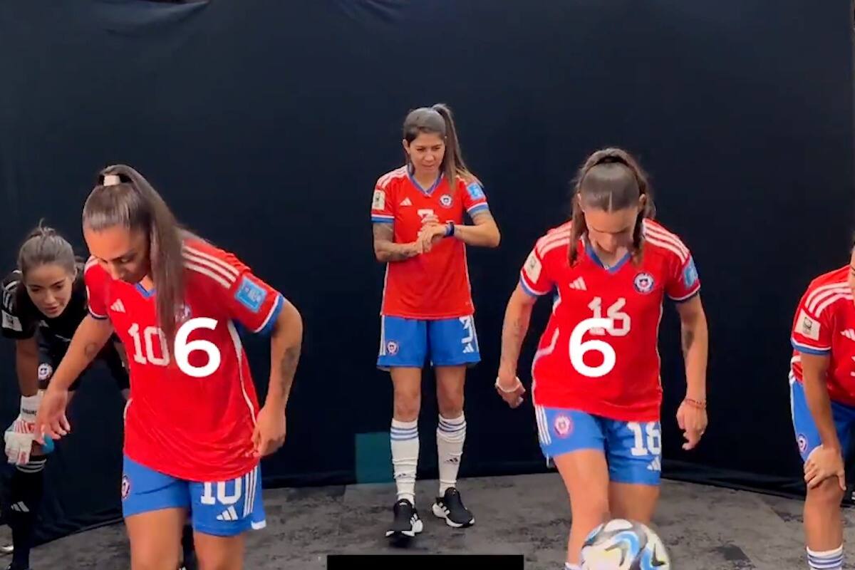Valentina Navarrete vs "Chichi" Olave. ¿Quién logra más toques al balón en 15 segundos? Video: FIFA.