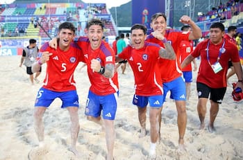 VIDEO | Locura total en la arena: así festejó la Selección Chilena el histórico triunfo sobre Tahiti