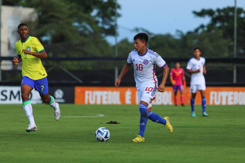 La Roja Sub 17 sufrió dura goleada por parte de Brasil en el Sudamericano.