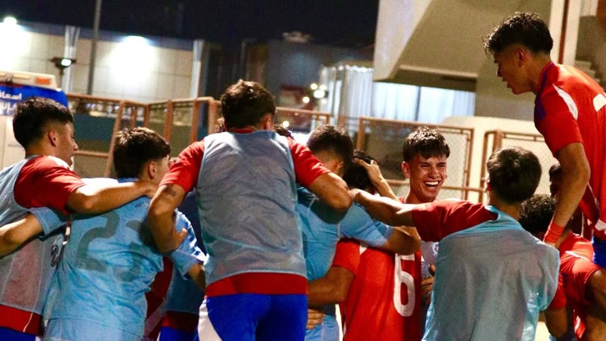 La Roja Sub 17 venció a Túnez y se alista con todo para el Mundial