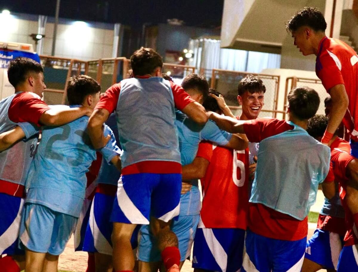 se impuso 2-1 ante Túnez en Arabia Saudita y se alistan con todo para el Mundial de la categoría. Foto: Teddy Paul - Comunicaciones FFCH.