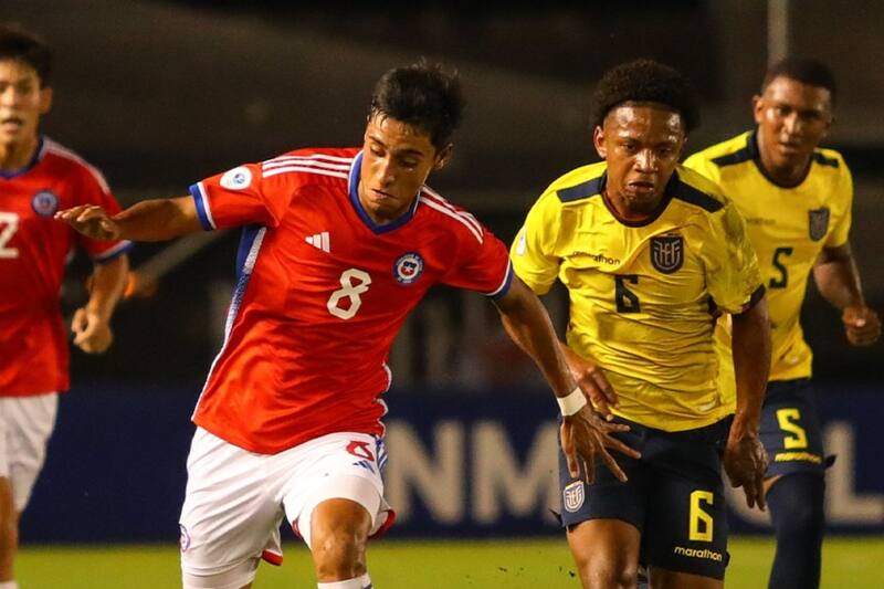 La Roja sub-17 en el hexagonal final del Sudamericano. Foto: Conmebol.