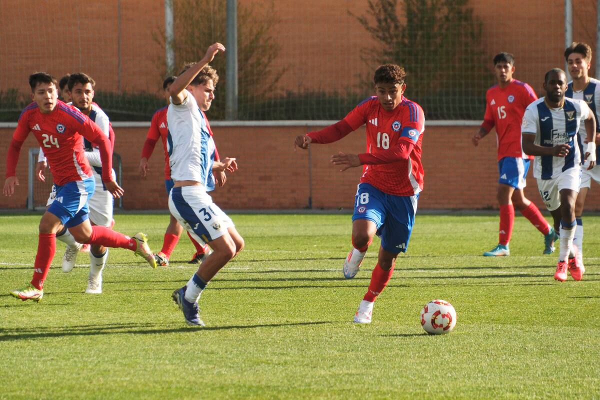 cayó ante el Leganés B 2-0 en un partido como preparación para los amistosos del sábado 14 y martes 17 de diciembre ante Qatar. (Foto: Alberto Galán - Comunicaciones FFCH)