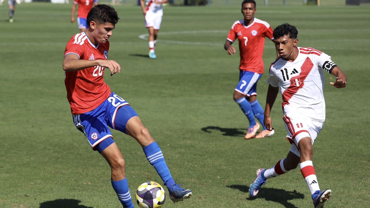 Chile Sub-20 mantiene el invicto ante Perú con brillo de sus figuras internacionales