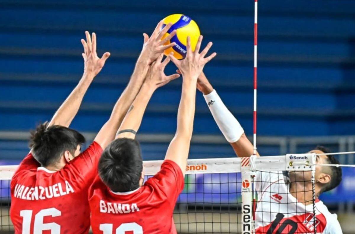 La Roja de Vóleibol Masculino se impone ante Perú en Sudamericano de Brasil
