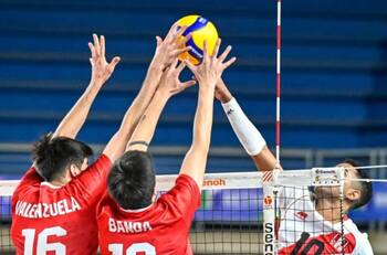 La Roja de Vóleibol Masculino se impone ante Perú en Sudamericano de Brasil