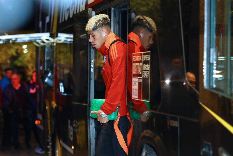 llegando a Argentina.