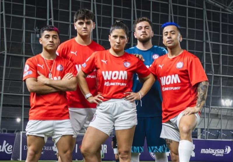 Parte del plantel subcampeón en Malasia.