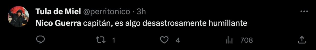 Críticas a Nicolás Guerra.