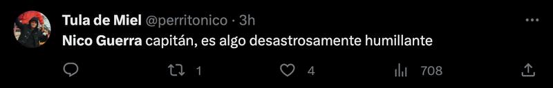 Críticas a Nicolás Guerra.