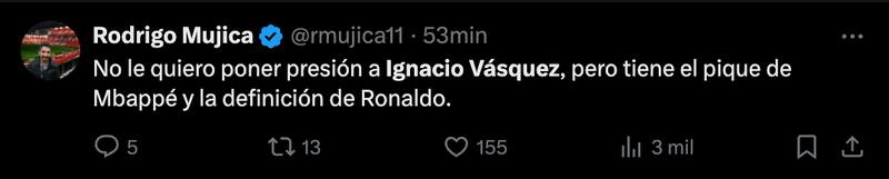Hinchas de la U deliraron tras la actuación de Ignacio Vásquez.
