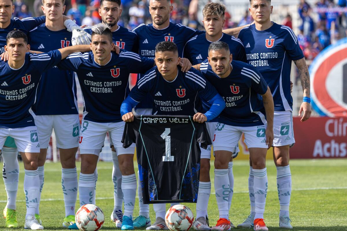 El homenaje de la U a Cristóbal Campos. Foto: Felipe Escobedo.