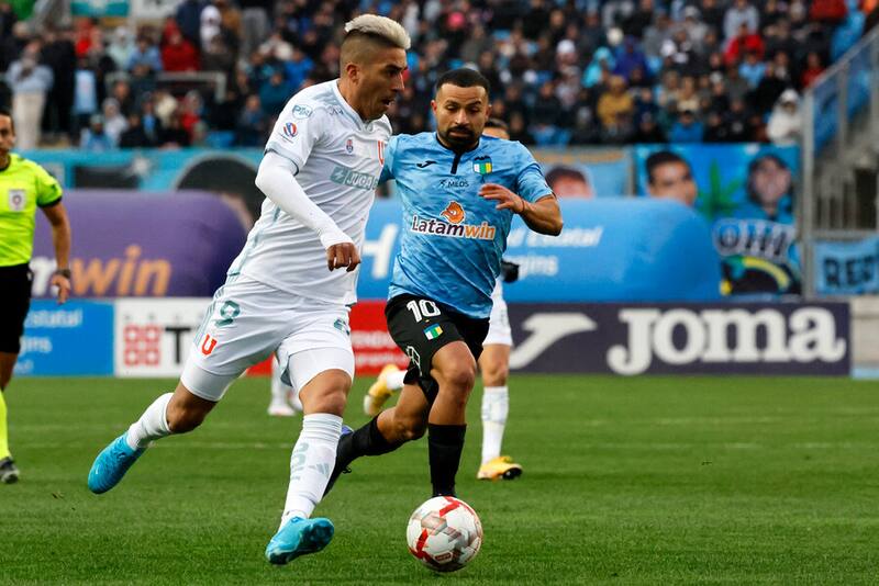 O'Higgins y la U se enfrentan en Rancagua. Foto: Aton.