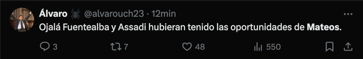 Cuestionamientos a Federico Mateos.