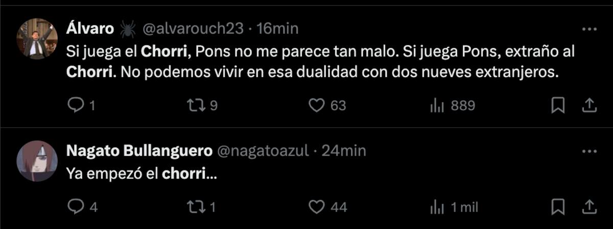 Hinchas de la U cuestionaron al Chorri Palacios.