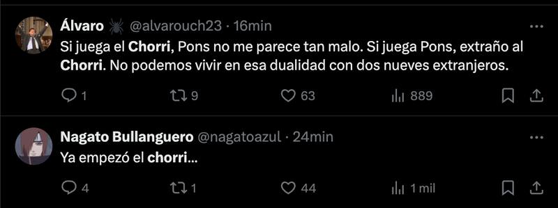 Hinchas de la U cuestionaron al Chorri Palacios.