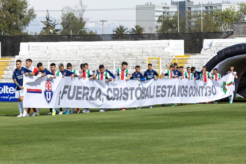 El homenaje de la U a Cristóbal Campos. Foto: Felipe Escobedo.