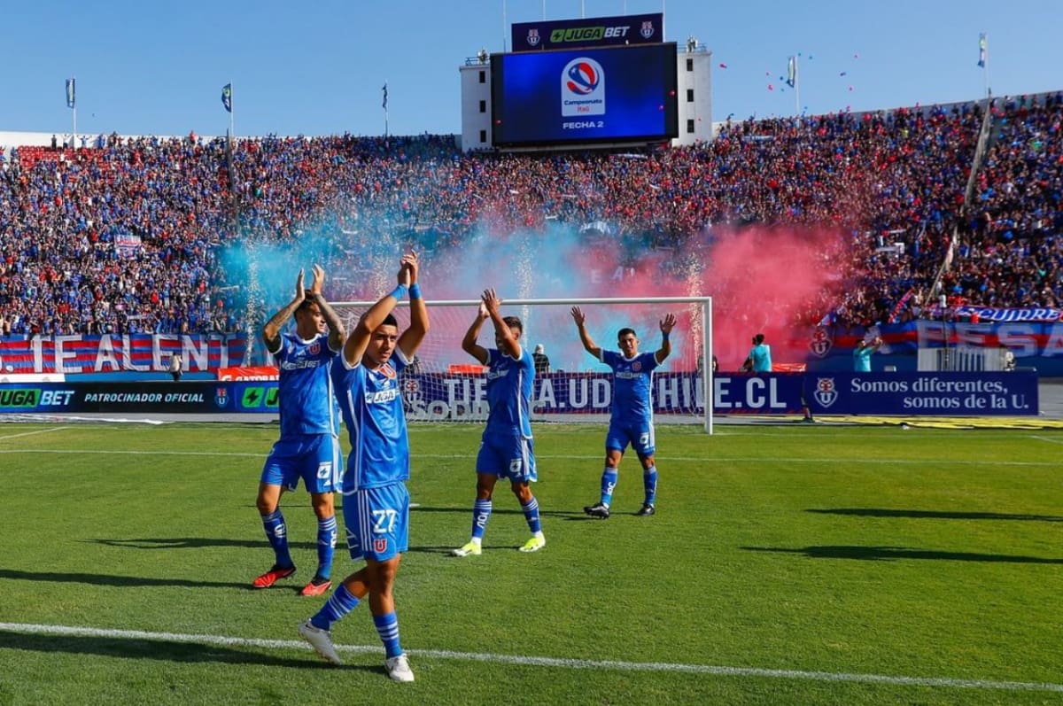 Jeison Fuentealba jugó solo 45 minutos en la temporada 2024. Foto: @udechile.
