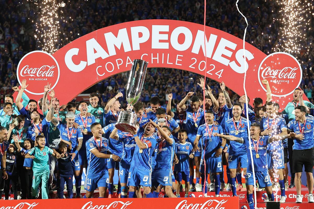 Universidad de Chile ganó la Copa Chile, su primer trofeo tras una sequía de siete años. Foto: Felipe Escobedo.