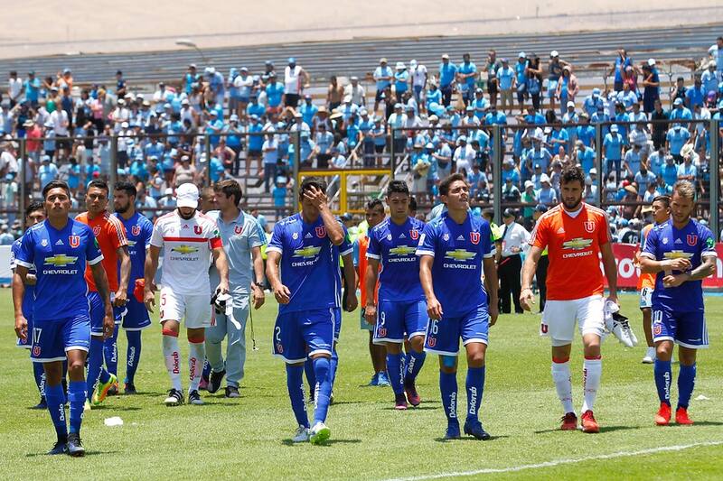 En el último título de la U, Deportes Iquique venció a los azules por 2-0. Foto: Aton.