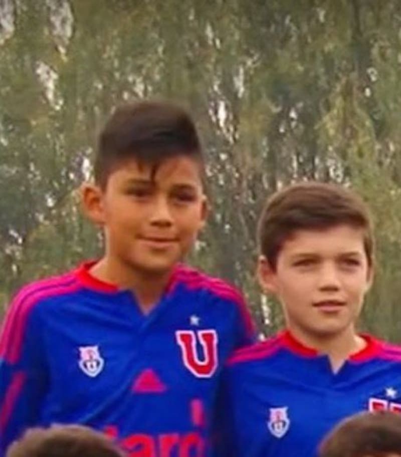 Damián Pizarro y Agustín Arce cuando eran compañeros en los azules.