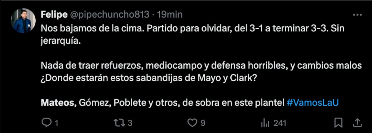 Cuestionamientos a Federico Mateos.