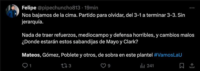 Cuestionamientos a Federico Mateos.