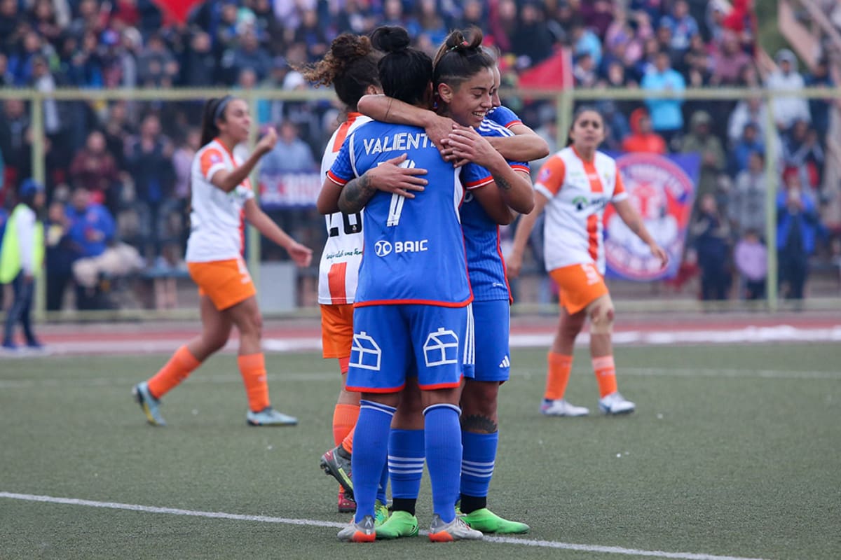 Universidad de Chile comanda las posiciones del Campeonato Nacional Femenino, con 24 puntos. Foto: Campeonato Chileno.