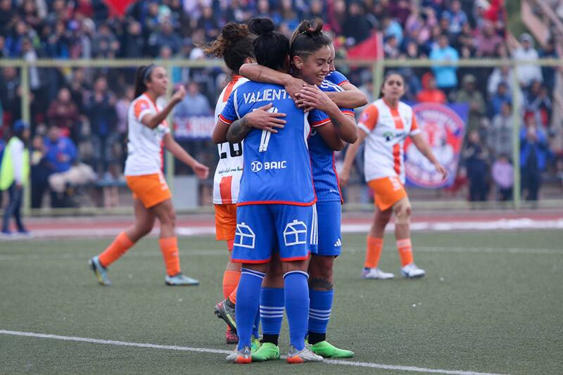 Universidad de Chile comanda las posiciones del Campeonato Nacional Femenino, con 24 puntos. Foto: Campeonato Chileno.