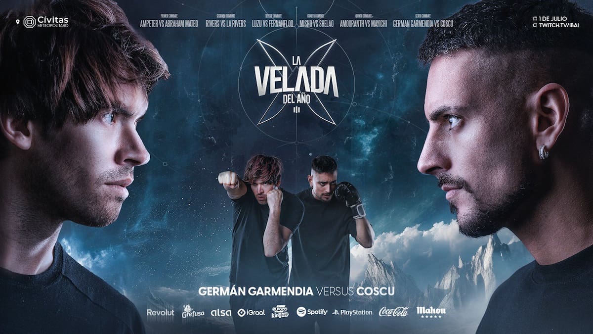 El combate principal. Créditos: La Velada del Año.