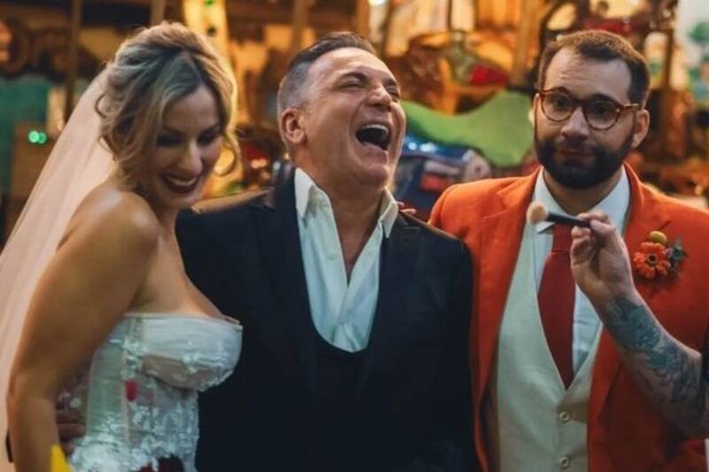 y Nicolás Copano se casaron después de 18 años juntos. Créditos: Instagram