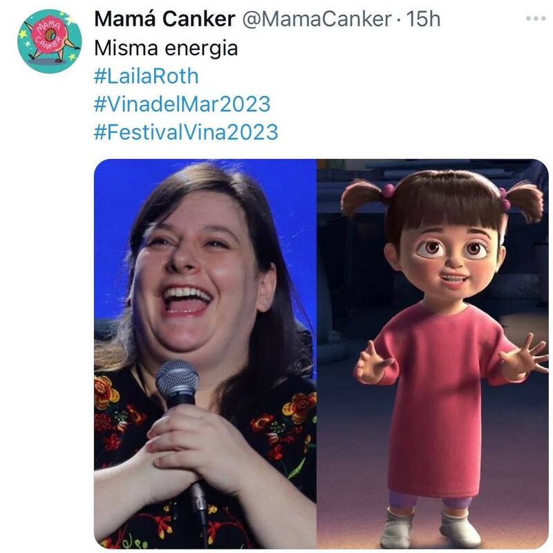 Laila Roth mejores memes Festival de Viña 2023