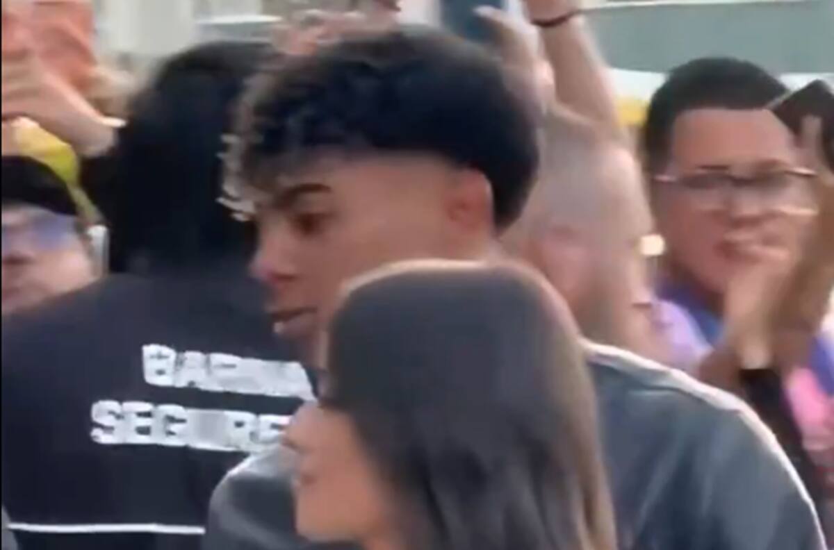 VIDEO | ¡Se supo todo! Lamine Yamal presentó en sociedad a su nueva novia influencer