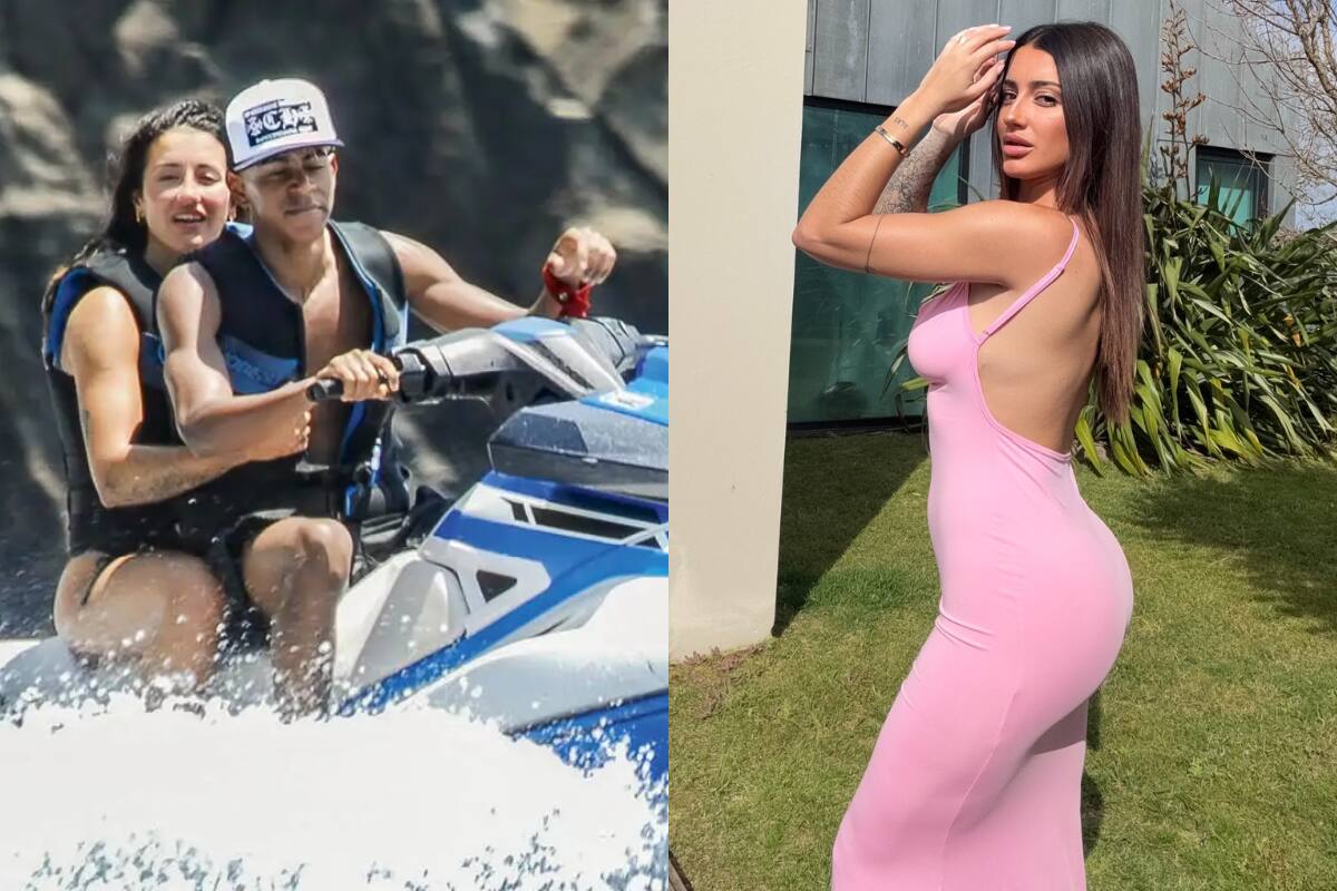 El futbolista y la modelo fueron captados por los paparazis en unas vacaciones en Italia, lo que despertó rumores de romance entre ambos. Créditos: Lecturas - Instagram.