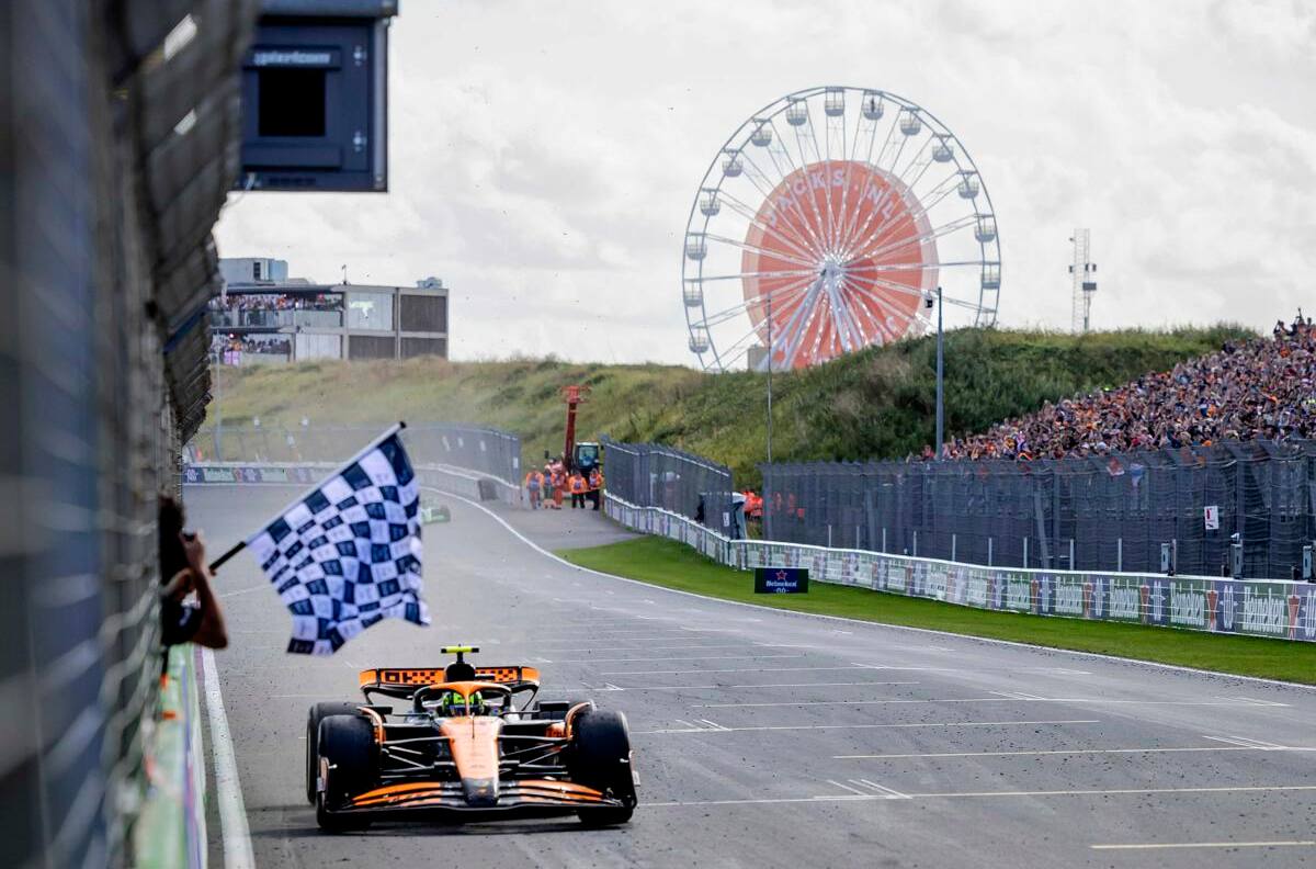 ¡Imparable! Lando Norris arrasó y ganó el Gran Premio de Países Bajos de Fórmula 1