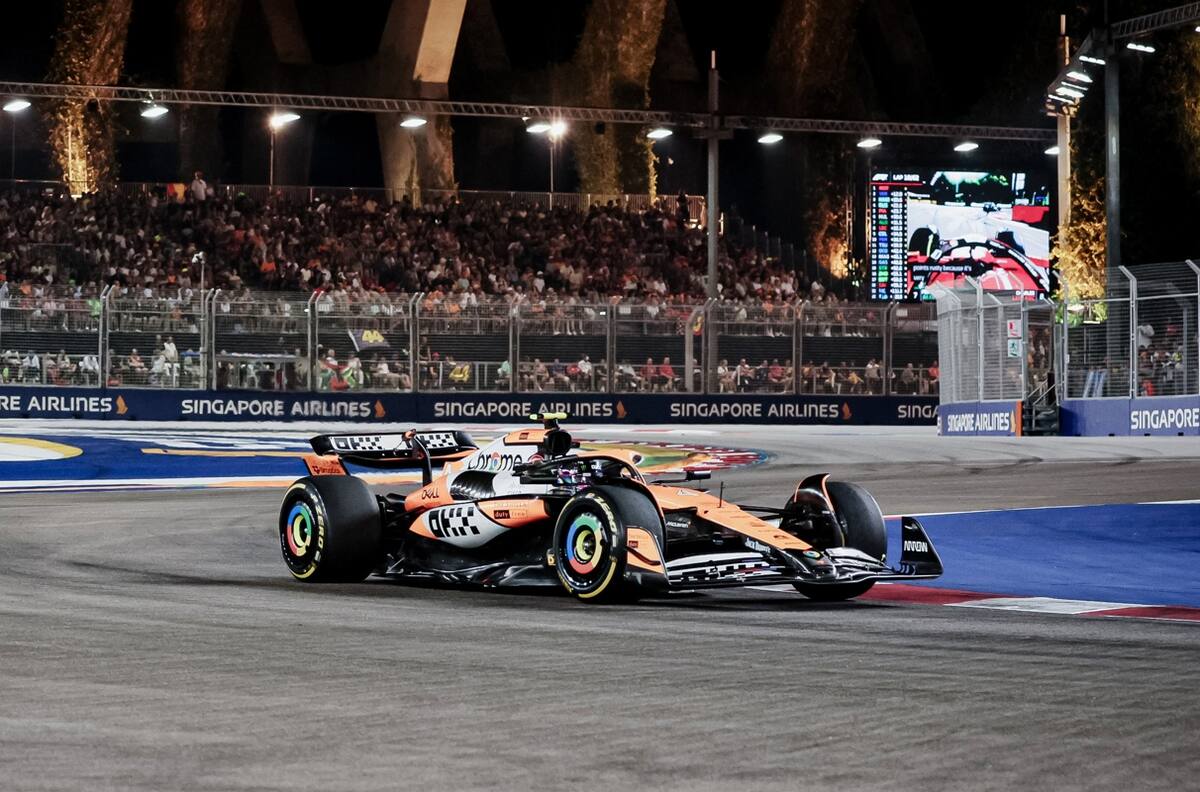 Fórmula 1: Lando Norris gana el Gran Premio de Singapur y va a la caza de Verstappen