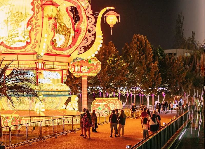 El festival de luces china, Lantern, estará abierto para todo público este 14 de febrero. Créditos: Lantern