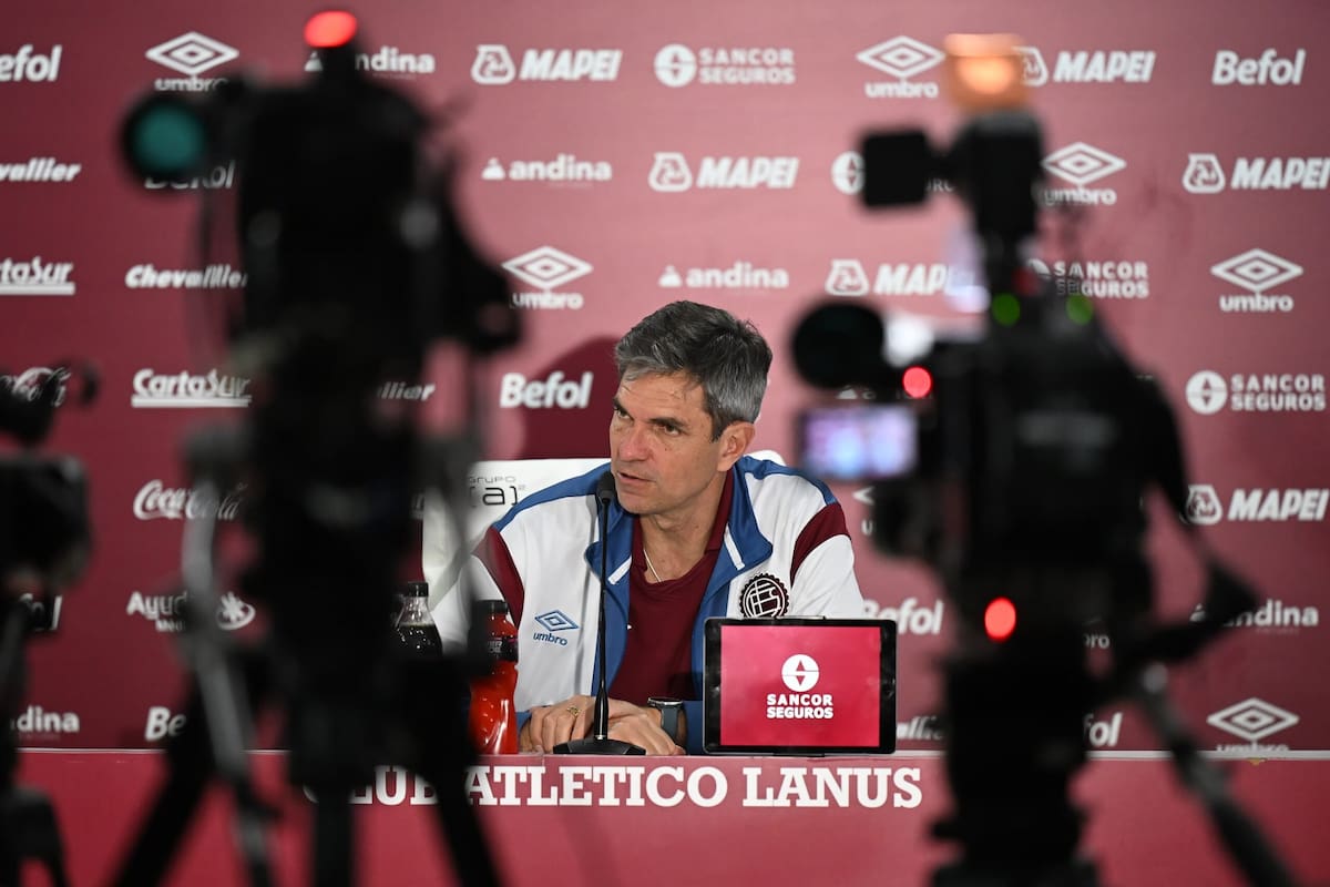 Mauricio Pellegrino, es el entrenador de Lanús, elenco que se enfrentará ante la U en Copa Sudamericana.
