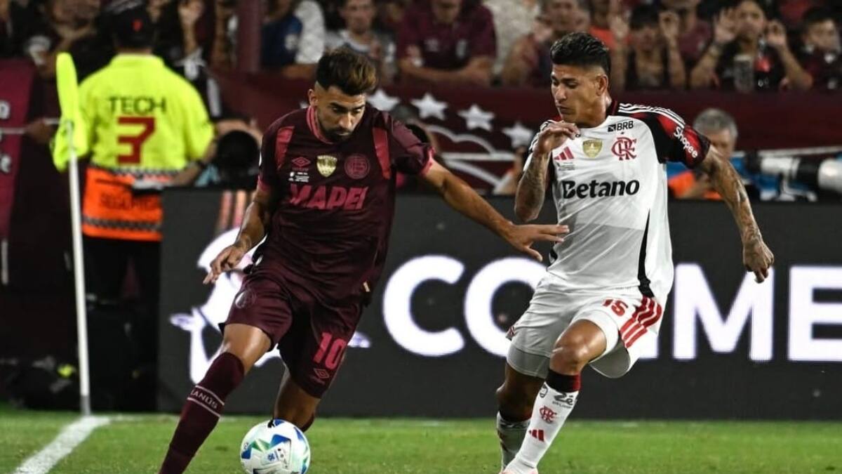 Lanús de Matías Sepúlveda golpeó primero al Flamengo de Erick Pulgar en la Recopa Sudamericana