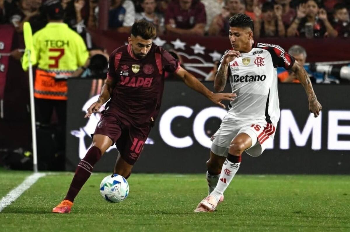 Argentinos y brasileños disputarán el partido de vuelta de la Recopa Sudamericana. Foto: @clublanusoficial en Instagram.