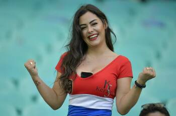 Larissa Riquelme comenzó a palpitar los cuartos de final de la Copa América con sensual foto