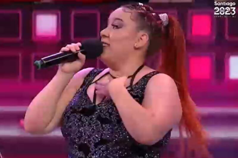 Christell Rodríguez en "Aquí se Baila"/ Canal 13